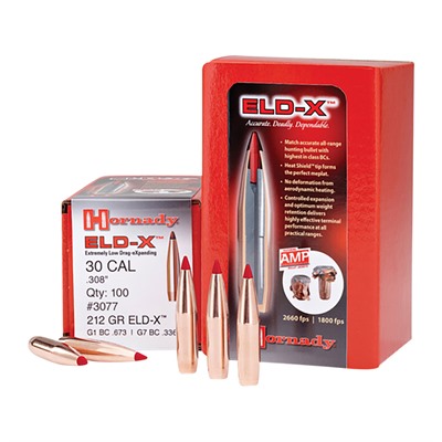 ELD-X 6MM CAL (0.243”) 90GR POLYMER TIP BOAT TAIL 100/BOX