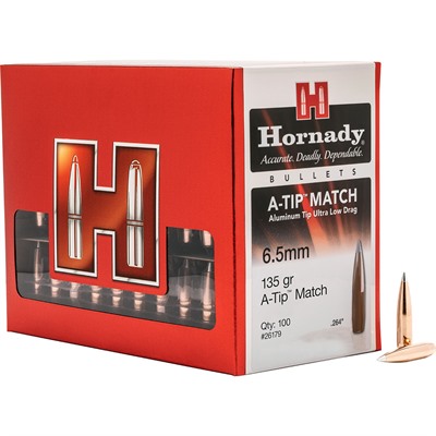 A-TIP MATCH 6.5MM (0.264”) 135GR A-TIP 100/BOX