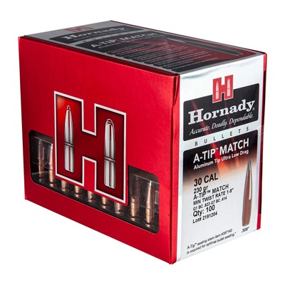 A-TIP MATCH 30 CALIBER (0.308”) 230GR A-TIP 100/BOX