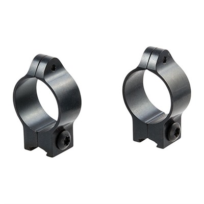 1” LOW (0.35”) 11MM DOVETAIL RINGS, BLACK