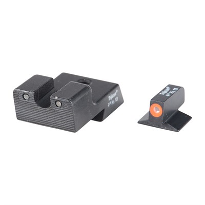 1911 NOVAK CUT HD NIGHT SIGHT SET ORANGE FRONT OUTLINE