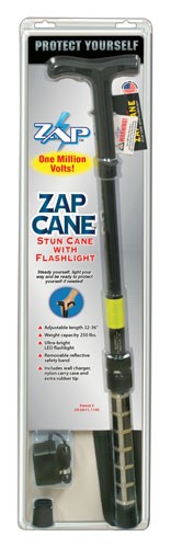 PSP ZAP STUN CANE W/ LED LIGHT - ADJ 32-36" 1000000 VOLTS - Image 3