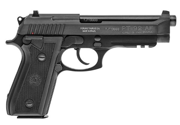 PT92 9mm 5″ FS  Blk (2)17&(4)18rd