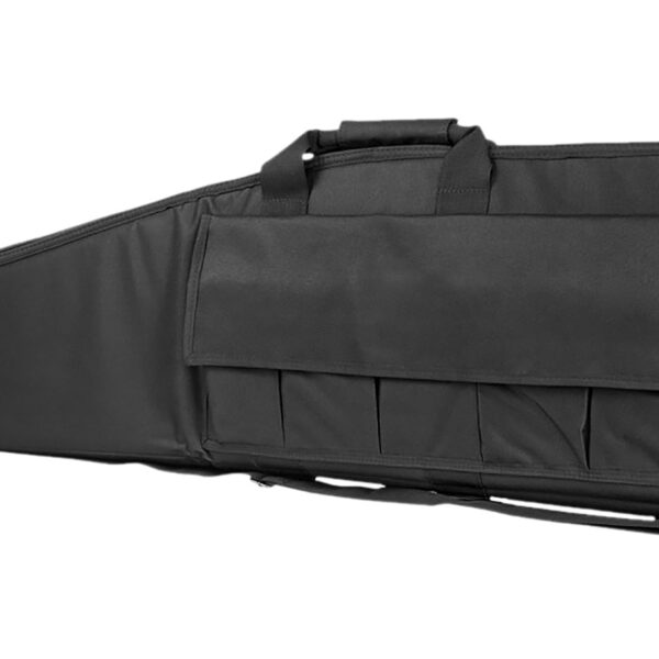 NcStar CV290742 VISM Rifle Case Black PVC Nylon w/ Foam Padding Double Zippers Carry Handle & ID Holder