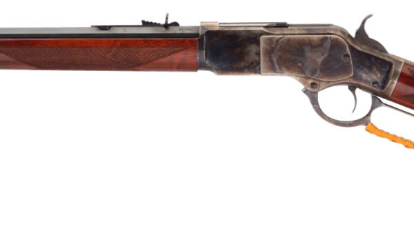 Taylors & Company 550239COM 1873 Comanchero 357 Mag Caliber with 10+1 Capacity, 18″ Blued Barrel, Color Case Hardened Metal Finish & Walnut Straight Stock Right Hand (Full Size)