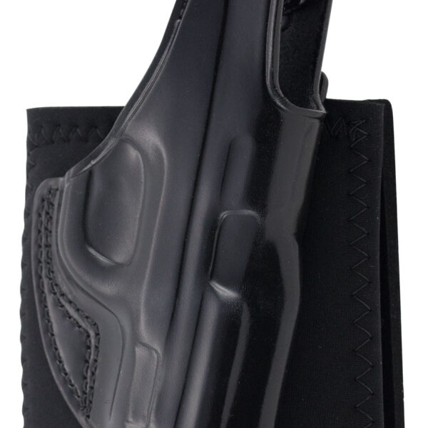 Galco AG652B Ankle Glove  Size Fits Ankles up to 13″ Black Leather Hook & Loop Fits S&W M&P Shield Fits S&W M&P Shield Plus Fits S&W M&P Shield 2.0 Right Hand