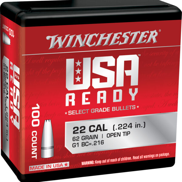 Winchester Ammo WBR22462 Centerfire Rifle 224Valkyrie 62gr Open Tip 100 Per Box/10 Case