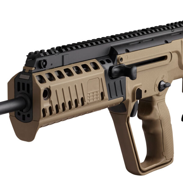 IWI US XFD18RS Tavor X95 *NJ/MD Compliant 5.56x45mm NATO Caliber with 18.50″ Barrel, 10+1 Capacity, Flat Dark Earth Metal Finish, Flat Dark Earth Fixed Bullpup Stock & Polymer Grip Right Hand