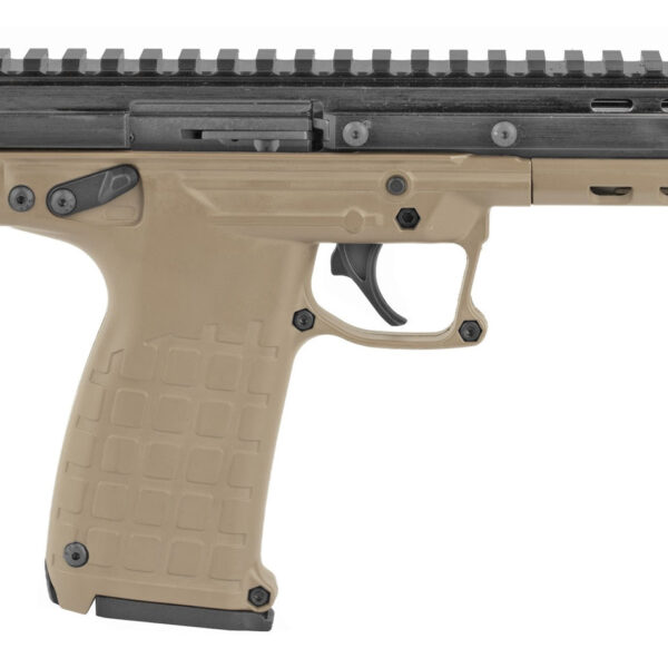 Kel-Tec CP33TAN CP33 22 LR 33+1 5.50″ Black Ported/Threaded Barrel, Black Serrated/Optic Ready Slide, Tan Polymer Frame w/M-LOK, Polymer Grip, Ambidextrous