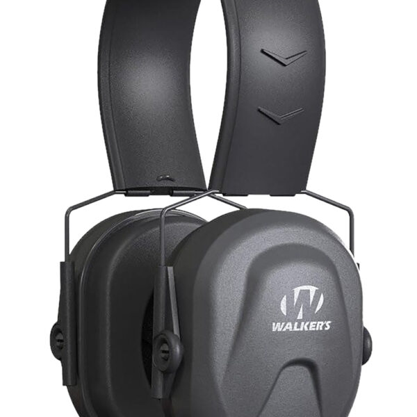 Walker’s GWPCRPAS Razor Compact Passive Muff 24 dB Over the Head Black Polymer Fits Youth/Women