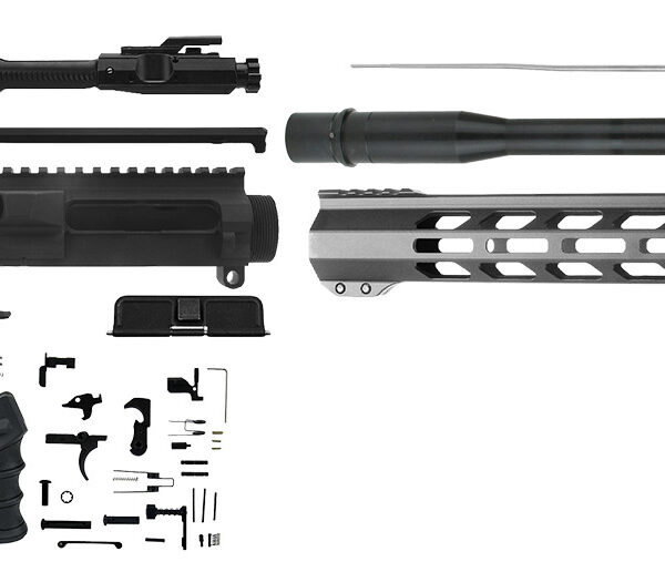 TacFire SSRK308LPK18BN AR Build Kit  Sports South Exclusive 308 Win AR-10 Black Nitride 5/8″x24