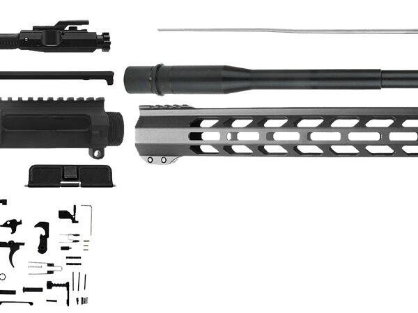 TacFire SSRK308LPK20BN AR Build Kit  Sports South Exclusive 308 Win AR-10 Black Nitride 5/8″x24