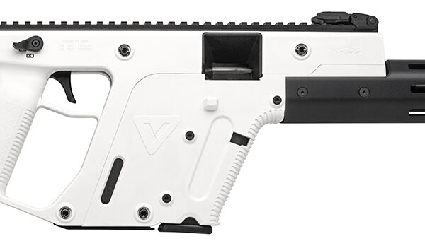 Kriss USA KV22CAP00 Vector CRB Gen2 Full Size 22 LR 10+1 Black Nitride Threaded Barrel, Alpine Cerakote Picatinny Rail Aluminum Receiver, Alpine White 6 Position Collapsible Synthetic Stock, Alpine Po