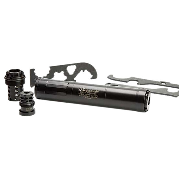 GRIFFIN ARMAMENT GABUSH46-W Bushwacker 46 Modular Multi-Caliber 1.50″ Black 17-4 Stainless Steel 5/8″-24 tpi