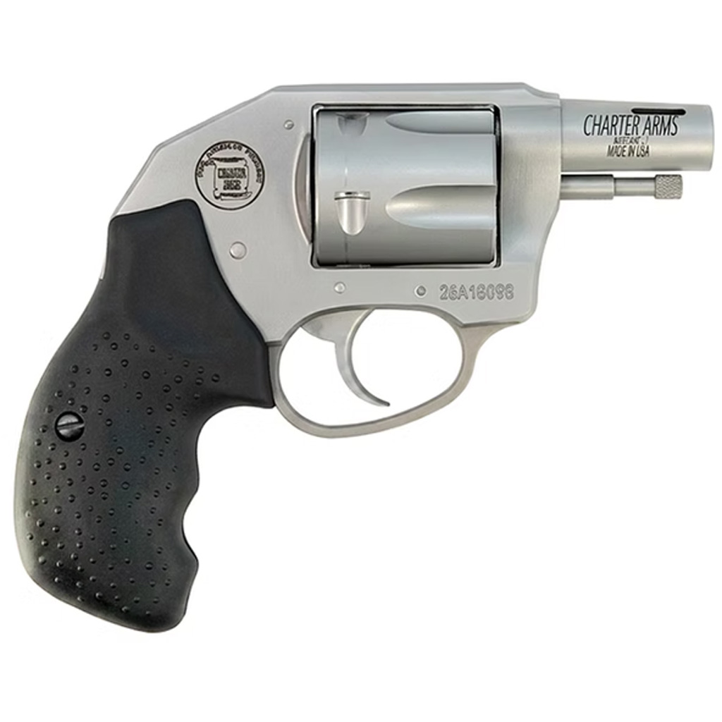 Charter Arms Boomer Revolver 9mm 2 in. Stainless/Wood 5 rd. - Image 2