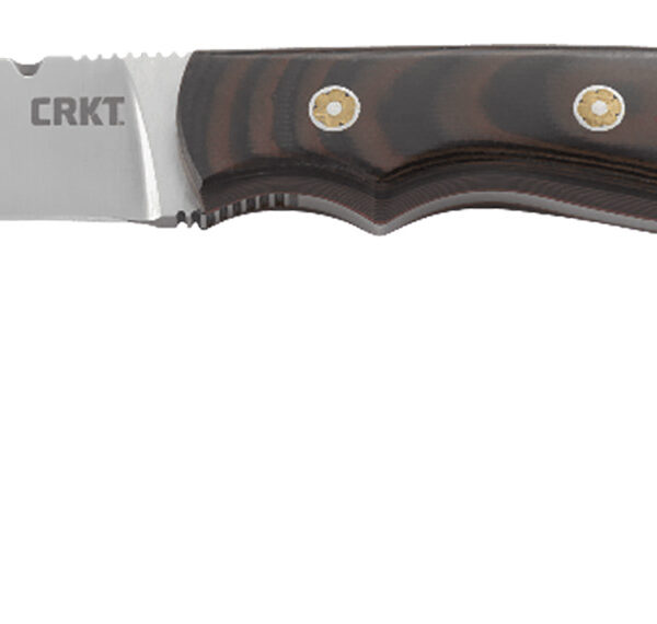 CRKT 2861 Hunt’N Fisch  2.99″ Fixed Plain Satin 9Cr18MoV SS Blade/Multi-Color G10 Handle Includes Lanyard/Sheath