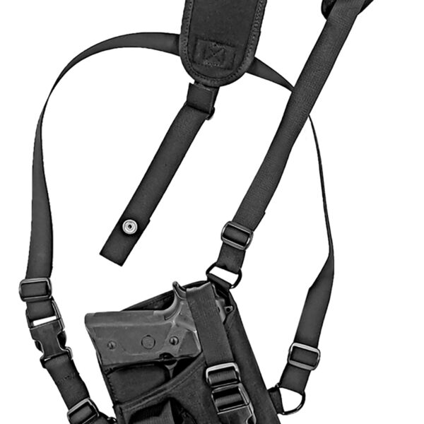GrovTec US Inc GTHL15105R Trail Pack Shoulder Black Nylon Harness Fits Large Semi-Auto Fits 4.50-5″ Barrel Right Hand