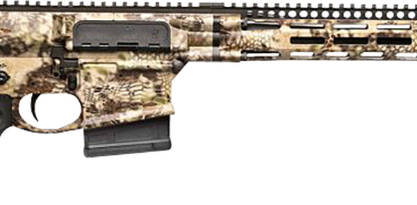 Daniel Defense 0215809282047 DD5 V4 Hunter 6.5 Creedmoor 18″ 5+1 Kryptek Highlander Black 6 Position w/SoftTouch Overmolding Stock Black Polymer Grip Right Hand