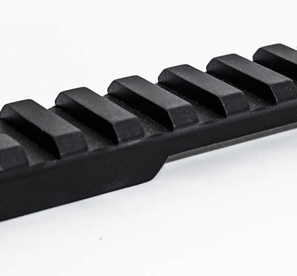 Talley P00252412 Picatinny Rail  Picatinny Black Anodized Aluminum Fits Browning T-Bolt 0 MOA