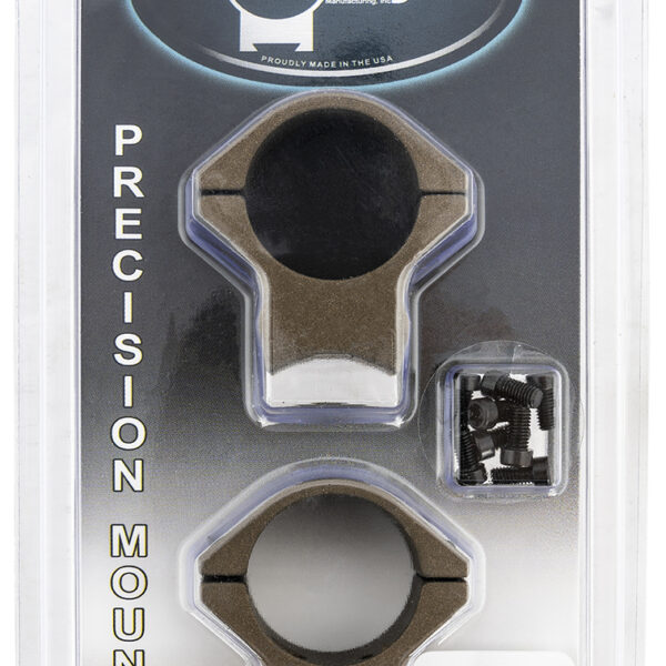 Talley HC930735 Scope Mount/Ring Combo Burnt Bronze Aluminum 1″ Tube X-Bolt Low Rings Short/Long Action 0 MOA