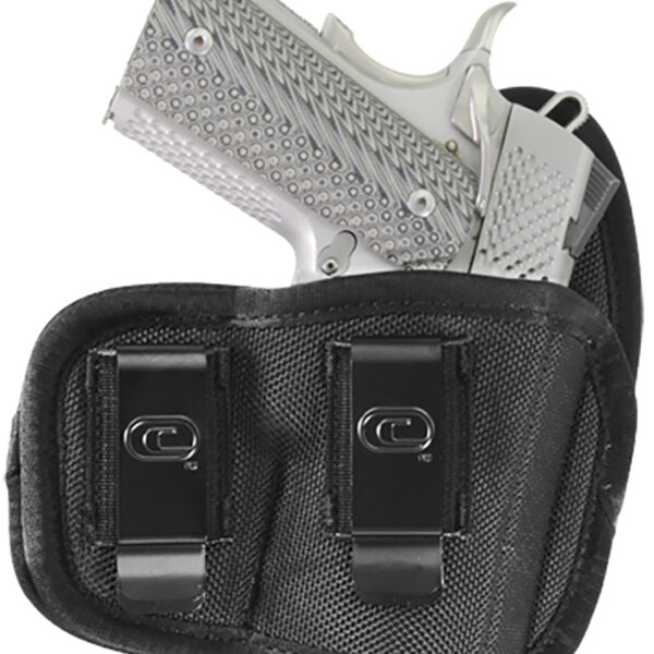 Crossfire Shooting Gear CRFVIGRSA1M1R The Vigor IWB Size 01 Black Ballistic Nylon Double Belt Clip Fits Micro Fits 1-1.50″ Barrel Right Hand