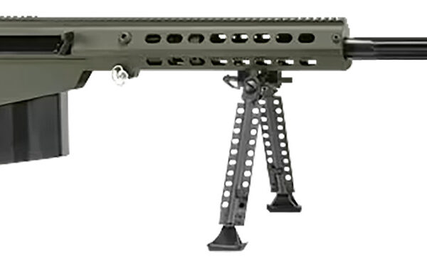 Barrett 14555 M107A1  50 BMG 10+1 29″ Chrome-Lined Fluted Barrel, OD Green Cerakote Aluminum Receiver, OD Green Fixed Stock w/Thermal-Guard Cheek Piece & Sorbothane Recoil Pad, Optics Ready