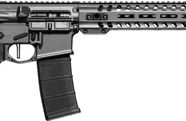 Patriot Ordnance Factory 01649 Minuteman Direct Impingement *CA Compliant 5.56x45mm NATO 16.50″ 10+1 Tungsten Rec/14.5″ M-Lok Handguard Black Nitride Barrel Black Polymer 6 Position MFT Stock & Grip