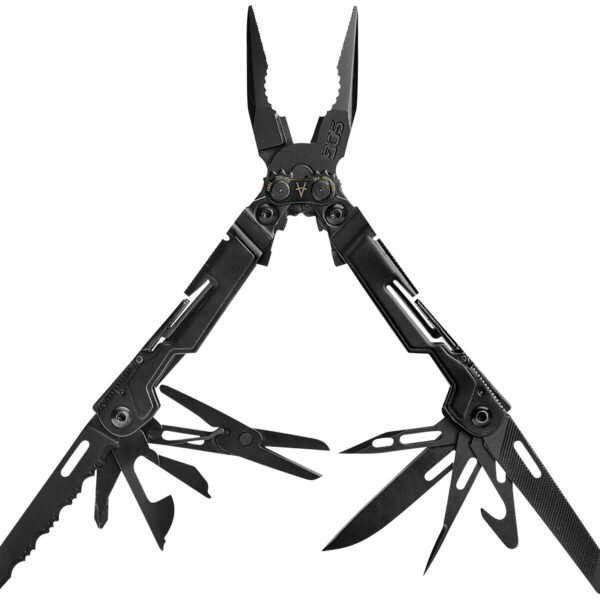 S.O.G SOG-PP1002-C PowerPint  Black Hardcoat Anodized Stainless Steel 5.10″ Long Features 5Cr15MoV Stainless Steel