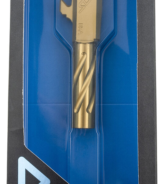Rival Arms RARA20H101E Precision V1 Match Grade Spiral Fluted Threaded Gold PVD Stainless Steel, Fits Springfield Hellcat
