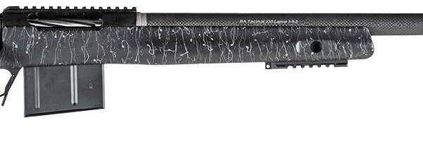 Christensen Arms 8010400200 BA Tactical Long Range 300 PRC 3+1 26″ Carbon Fiber Barrel, Black Nitride Finish, Black with Gray Webbing Stock