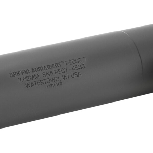 Griffin Armament GAREC7-W Recce 7  30 Cal 1.47″D Black Cerakote Stainless Steel 300 Win Mag Rated with Taper Mount