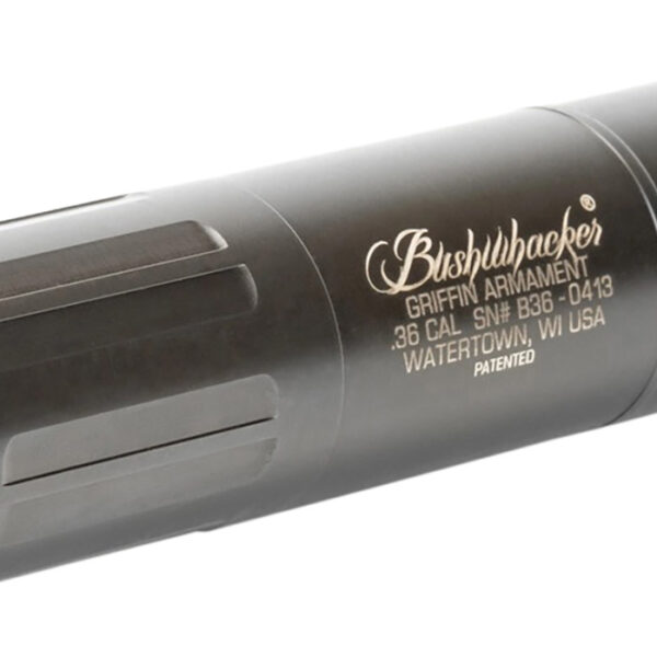 Griffin Armament GABUSH36W Bushwacker 36 Modular 36 Cal 1.50″D Black Cerakote 17-4 Stainless Steel