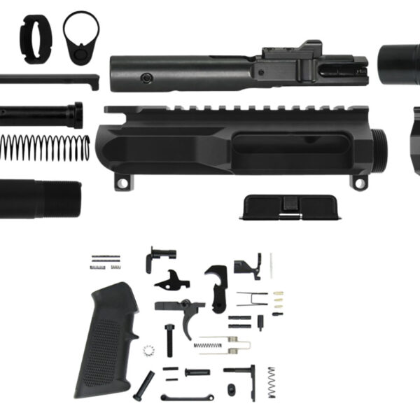 TacFire AR Build Kit 9mm Luger 4.50″ Barrel Black for AR Platform