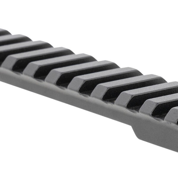 Talley PLM258779 Fierce Rivalry Picatinny Rail  Black Anodized Long Action 20 MOA