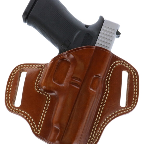 Galco CM880 Combat Master  OWB Tan Leather Belt Slide Fits Springfield XDM 4.5″ Right Hand