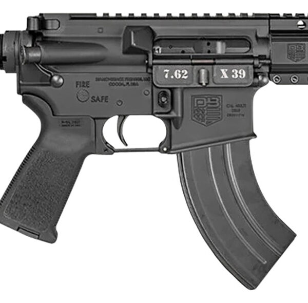 Diamondback DB1912O001 DB15 7.62x39mm 28+1 7″, Black, Carbon Lower, 6″ M-LOK Handguard, Padded Buffer Tube, Magpul Grip