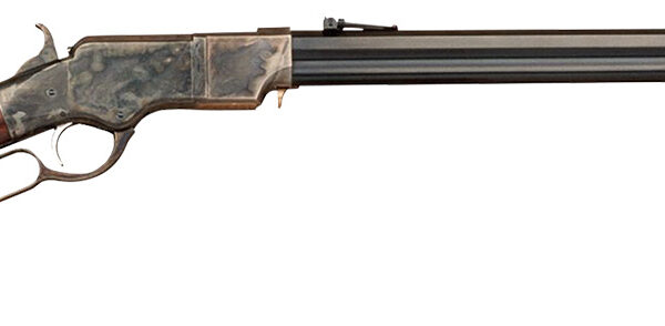 Cimarron CA236 1860 Henry Steel Framed 45 Colt (Long Colt) 12+1 24″ Blued Octagon Barrel, Color Case Hardened Stainless Steel Receiver, Walnut Fixed Stock, Right Hand