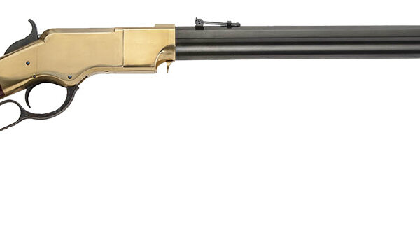 Cimarron CA288 1860 Henry Civilian 45 Colt (Long Colt) 12+1 24″ Blued Octagon Barrel, Brass Stainless Steel Receiver, Walnut Fixed Stock, Right Hand
