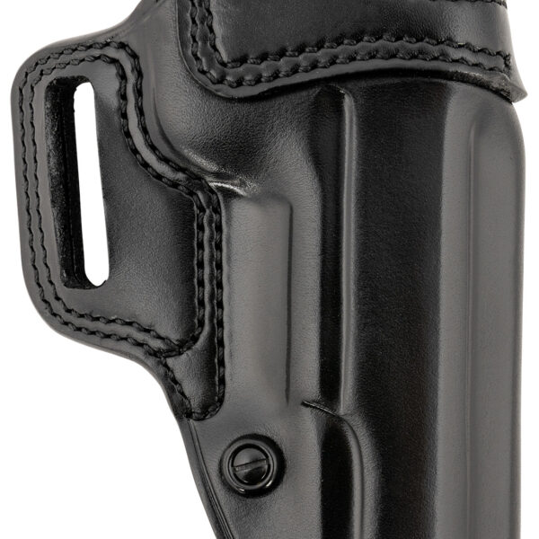 Galco AV212RB Avenger OWB Black Leather Fits 1911 5″ Belt Slide, Right Hand