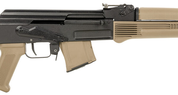Arsenal SAM7R-62FDEM SAM7R 7.62x39mm 10+1 16.25″ Black Chrome Lined Steel Barrel, Black Steel Receiver, Fixed Flat Dark Earth Synthetic Stock & Polymer Grip