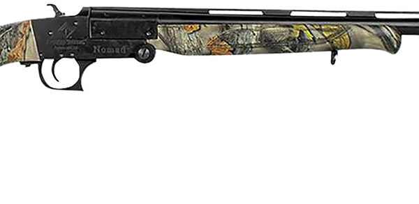 ATI G28NMD23C Nomad  28 Gauge Break Open 3″ 1rd 23″ Vent Rib, Black Barrel/Folding Rec, Camo Synthetic Furniture, Fiber Optic Sight, 2 Chokes