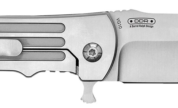 Camillus 19643 Dominator II 3″ Folding Drop Point Plain Titanium Bonded 420 Stainless Steel Blade, Silver Carbon Fiber/SS Handle