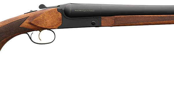 Charles Daly 930360 500 Field 12 Gauge Break Open 3″ 2 20″ Black Side By Side Barrel, Black Steel Receiver, Fixed Walnut Stock