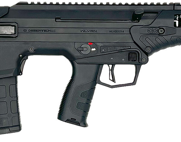 Desert Tech WLVRFA1620B WLVRN 308 Win/7.62 NATO 20+1 16″ Black Steel Threaded Barrel, Black Hard Coat Anodized Picatinny Rail Aluminum Receiver, M-LOK Handguard, Black Polymer Chassis, Ambidextrous