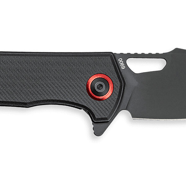 CobraTec Knives CTWOLVERINEGRN Wolverine  3.13″ OTF Drop Point Plain Black TiCN D2 Steel Blade, 4.25″ Black Textured G10 Handle