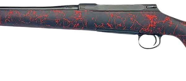 Sauer 80118093 100 Classic XT Sports South Exclusive Full Size 7mm Rem Mag 4+1 24.40″ Matte Blued Steel Barrel & Drilled & Tapped Steel Receiver, Black/Red Webbing HS Precision Synthetic Stock