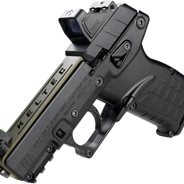 Kel-Tec P17BGRNOPTIC P17  22 LR 16+1 3.80″ w/Optic & Holster Green