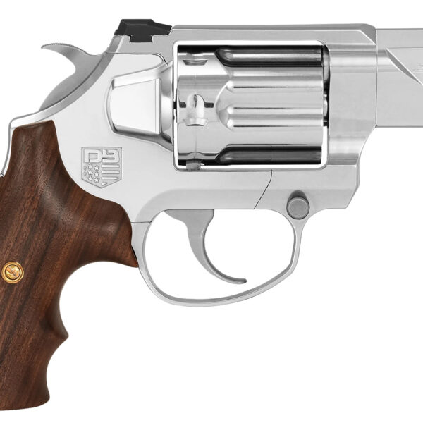 Diamondback DB075AS701 SDR Sports South Exclusive Small 357 Mag/38 Special +P 6 Shot 2″ Polished Stainless Steel Barrel & Frame, Stainless Steel Cylinder, Hogue Wood Grip, Exposed Hammer