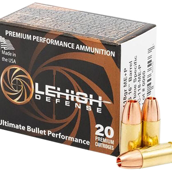 Wilson Combat LA9C118MEP 9mm 118gr 20 Per Box/10 Case