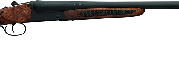 Charles Daly 930396 500 Coach 410 Bore Break Open 3″ 2rd 26″ Black Side By Side Barrel, Steel Receiver, Fixed w/Pistol Grip Checkered Walnut Stock